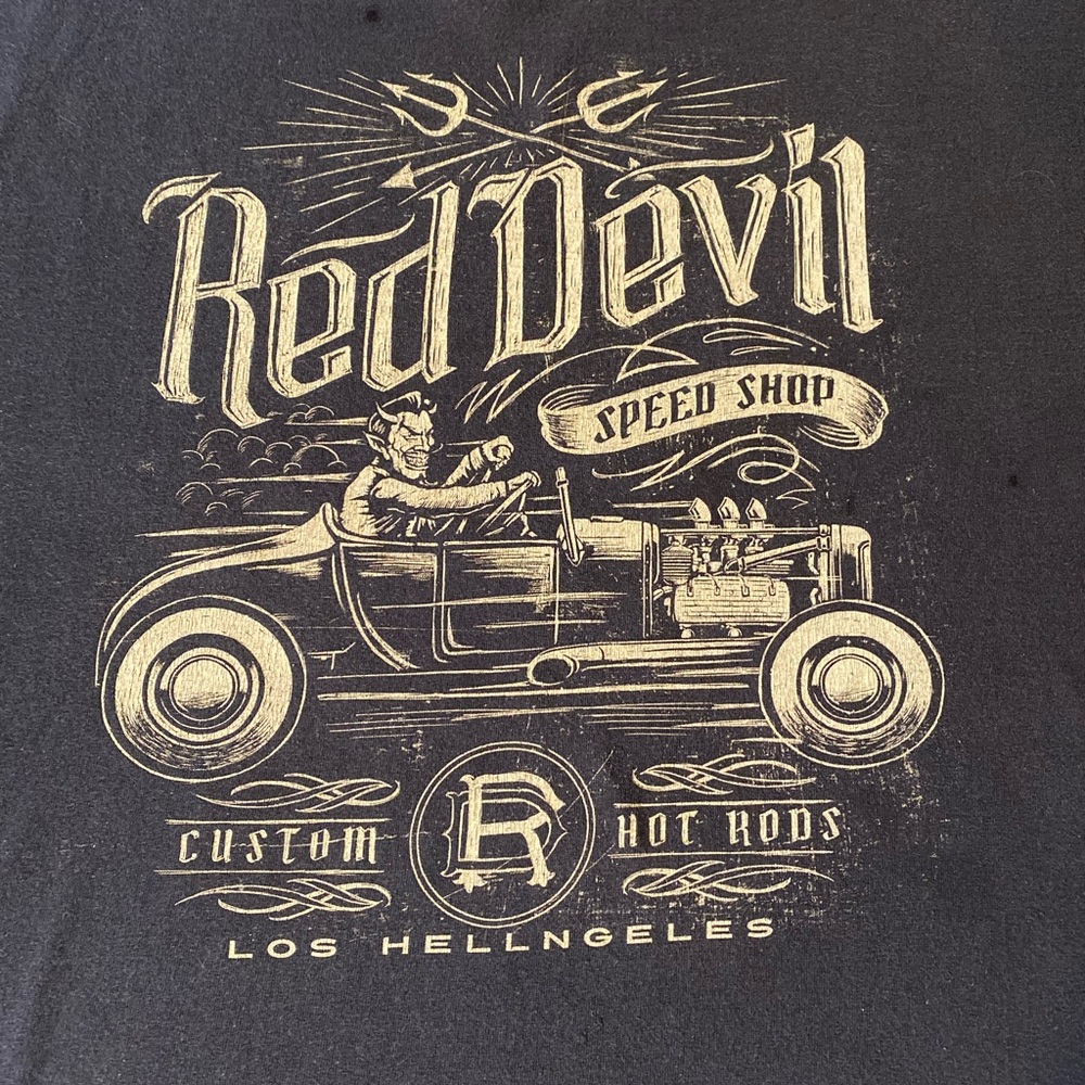 Black Short Sleeve Tee with Unique Design